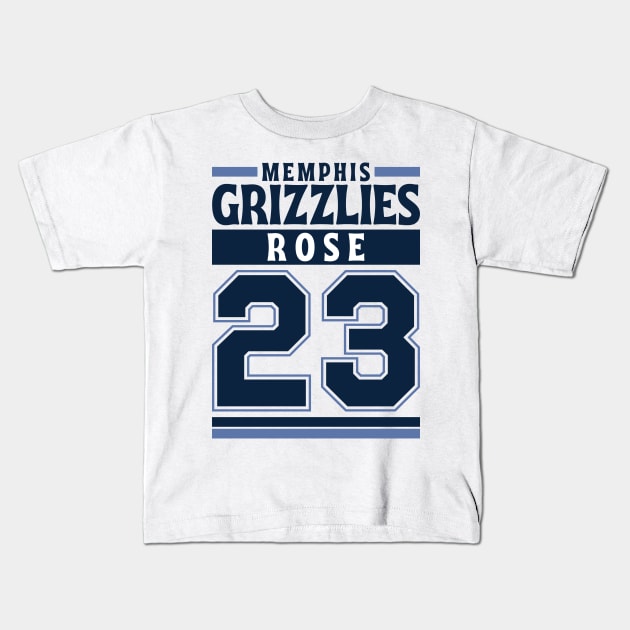 Memphis Grizzlies Rose 23 Limited Edition Kids T-Shirt by Astronaut.co